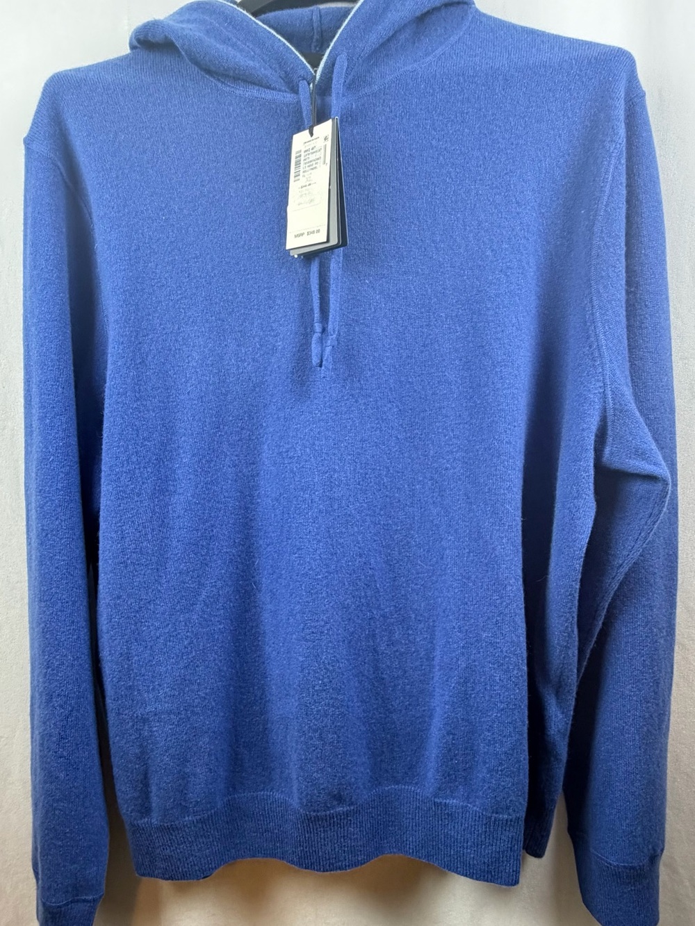 Ralph Lauren RLX Men’s Cashmere Hooded Polo Sweater Long Sleeve Golf Size XL